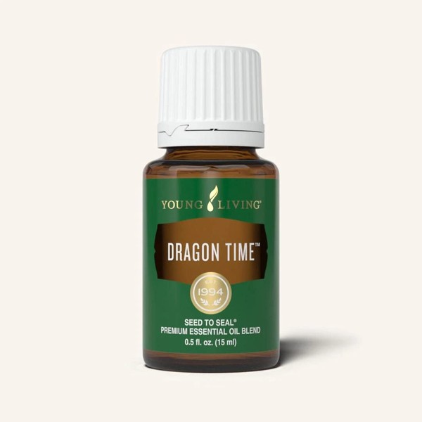 Dragon Time 15 ml Essential Oil by Young Living - Balancing & Soothing Aroma for Feminine Comfort , Calming , Relaxing , & Grounding , Sweet Herbaceous Scent , Traditionally for Dysmenorrhea