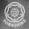 Yorkshire Rose Text Car Sticker Novelty Window Bumper Decal Van