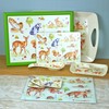 Woodland Wildlife Spoon Rest Kitchen aid with Hole for Hanging