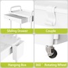 Sorgion 3 Tier Rolling Cart Organizer,Laundry Room Bathroom Organizers and