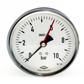 'Pressure Gauge Ng100 40BAR, G1/4 Rear)