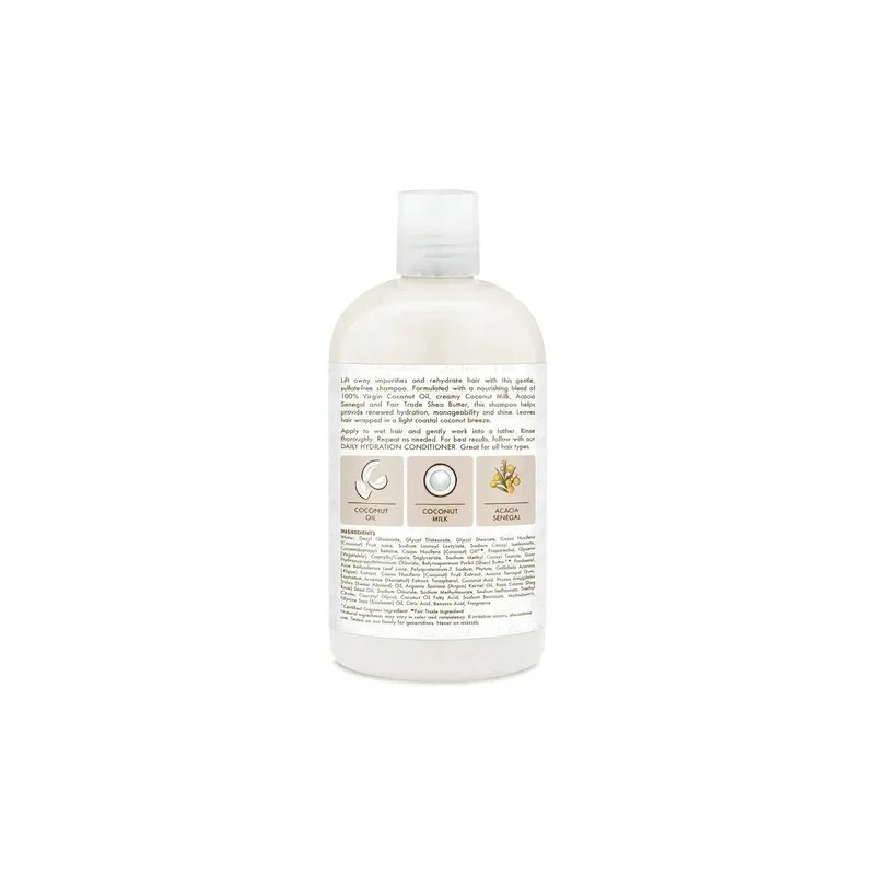 Shea Moisture Shampoo Con Aceite De Coco· Hidratación Diaria