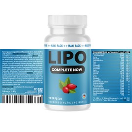 Lipo Now Kapseln | für deine körperliche Balance | neutral im Geschmack | Inhalt 90 Kapseln