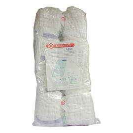 BAUCHTUCH 45 x 45 cm 4-Way White without Loop Pack of 20