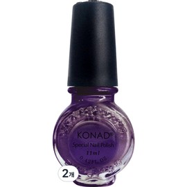 Konad Special Nail Polish S18, Violet Pearl, 11ml, 2 pcs / 코나드 스폐셜 네일 폴리쉬 S18, 바이올렛 펄, 11ml, 2개