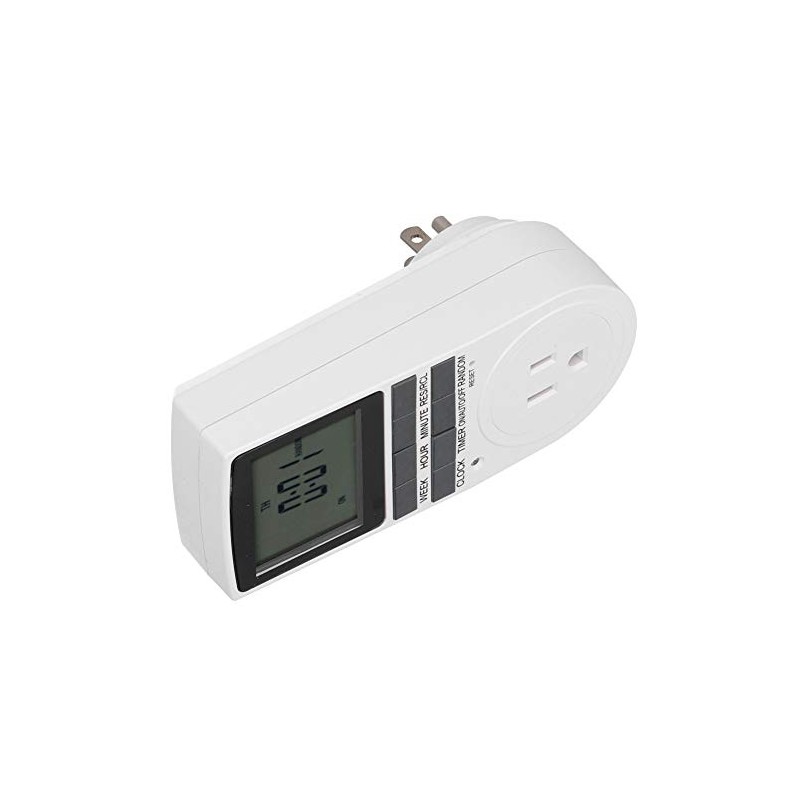 10A 50Hz Outlet Timer Digital On/off Programmable 8 Operation Buttons