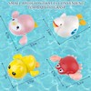 twoonto Bath Toys, Wind Up Bath Toys 4 Pcs for