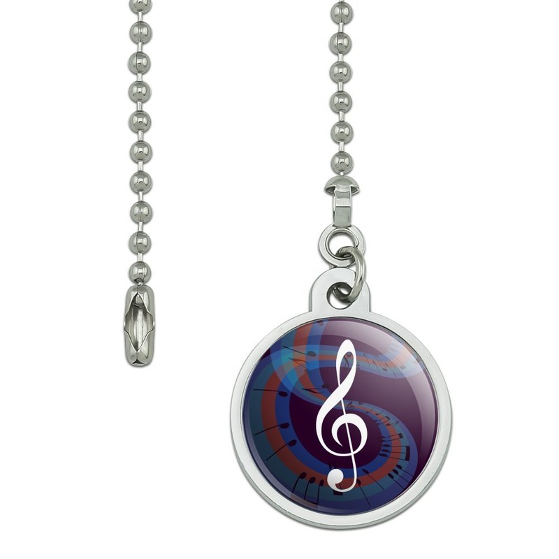 GRAPHICS & MORE Treble Clef on Music Notes Ceiling Fan