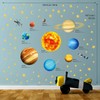 DECOWALL DS9-2007DE Solar System Planets Wall Sticker Space Wall Sticker
