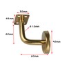 ETOPARS Set of 4 Flat Handrail Support Stainless Steel Handrail