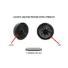 2" Wheel Diameter | Black Nylon Swivel Hooded Samson Twin