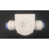 Mini White PRV Plastic Water Pressure Reducing/Regulator Valve c/w 1/4"