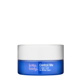 Lottabody Control Me Edge Gel with Coconut & Shea Oils For All Hair Types, Black, 2.25 Ounce (Pack of 1)