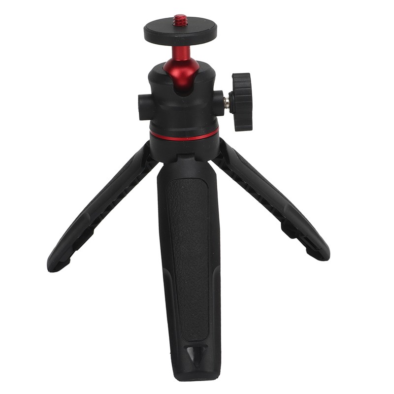 Desktop Camera Tripod with Non Slip Silicone Pad Multifunctional 1/4in