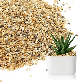 OUPENG Coarse Sand Stone - Silica Sand for Plants,Mix Course Sand Soil Cover Succulents and Cactus Bonsai Natural Rocks Decorative Sand Horticultural Sand for Vases Fillers,Terrarium, Fairy Garden.