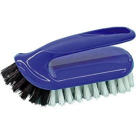 Bürstenmann Universal Brush with Plastic Body in Blue, Pack of 2 (2 x 1 Item)