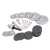 Rotary Cutting Wheels Tool Kit Resin Cut Off Disc HSS