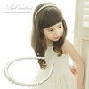 JewelVOX Hair Accessories for Kids, Graduated Size, Pearl Headband