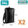 OrganiMax Vacuum Storage Bag Clothes – Foldable Breathable Compartment Bins,