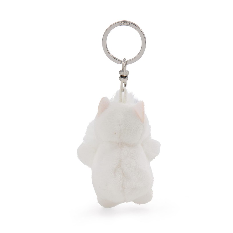 NICI Key Ring Dog White with Heart 5 cm