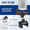 WORKPRO Universal Oil Filter Wrench Adjustable with Auto-Clamp Spring, Oil