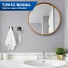 LACHILL 10-Pieces Matte Black Bathroom Accessories Set, 16 Inch Bath