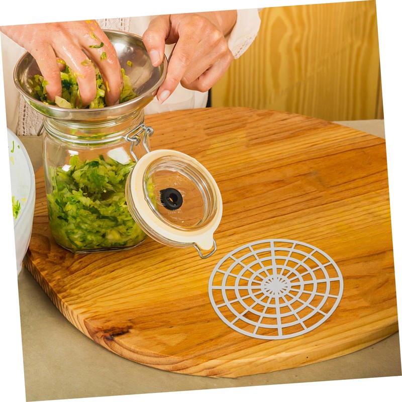Garneck 5 Piece Jar Fermentation Kit Piece Vegetable Press Set