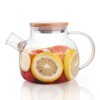 CnGlass Glass Teapot Stovetop Safe,20.3 oz Clear Tea pot with