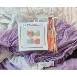 Big toenail pediart blush flower ribbon handmade nail tips - I agree to the required reading (exchange, refund, shipping) / 엄지발톱 패디아트 발그레 꽃 리본 수제네일팁 - 필독사항(교환환불,발송)동의합니다