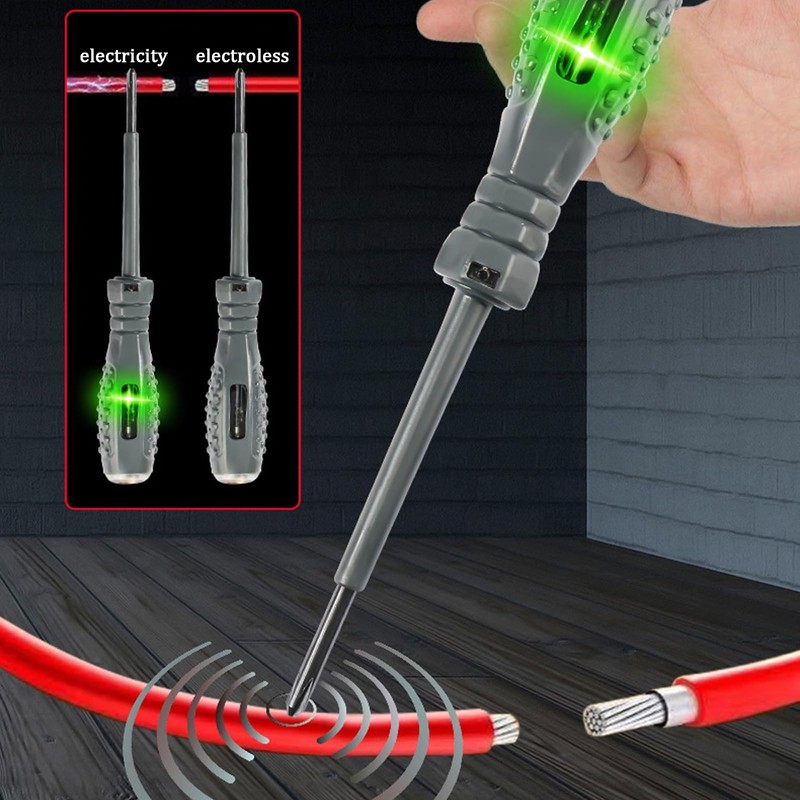 XineYuor Phase Tester, 4 Pieces Phase Tester Screwdriver, 2-in-1 Screwdriver