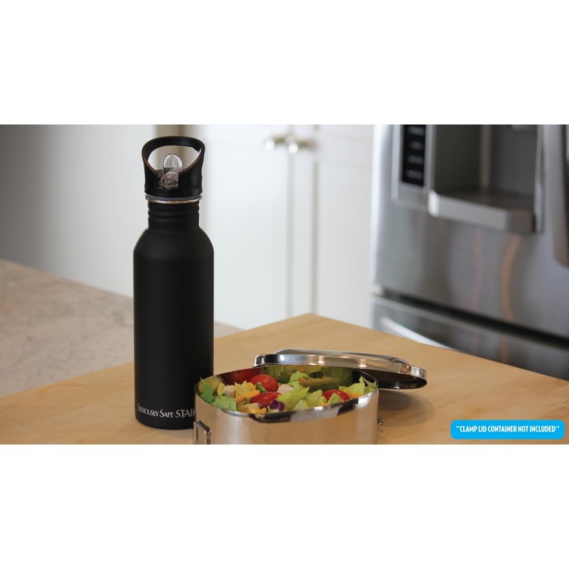 New Wave Enviro Tinted Stainless Steel Water Bottle, 600mL Capacity,