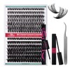 FADVAN Volume Lash Clusters Kit 280pcs DIY Eyelash Extension Kit