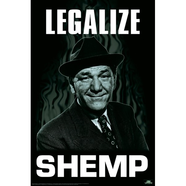 Studio B 3 Stooges Legalize Shemp Poster
