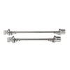 TranzX Components Quick Release Security Skewer Set - Silver