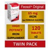 Feosol Original Iron Supplement Tablets,Non-heme 325mg Ferrous Sulfate (65mg Elemental