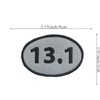 26.2 Marathon Running Patch |Hook & Loop Patch Full Embroidery