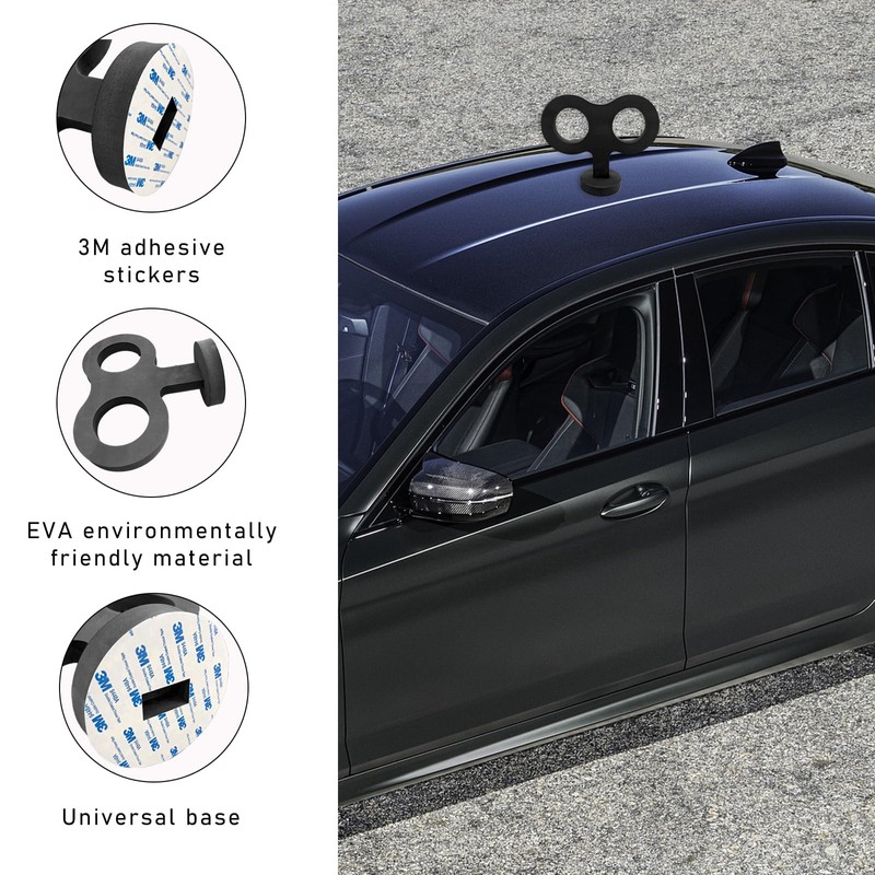 povtii Car Wind Up Key Sticker, 3D Clockwork Wind Up