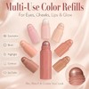 Glitter Eyeshadow Stick Set, 8 Colors Waterproof Eye Shadow Stick