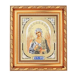 NKlaus Guardian Angel Icon in Frame with Glass 14 x 16 cm Christian Orthodox 11368