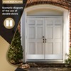 uxcell 2pcs Door Kick Plate, 6 x 28 Inches Anodized