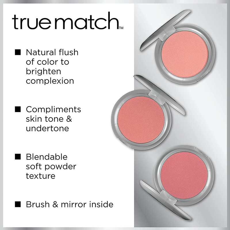 L'Oreal Paris True Match Super-Blendable Blush, Spiced Plum, 0.21 oz.