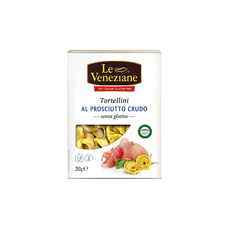 Le Veneziane Tortellini Prosciutto Crudo Senza Glutine, 250g