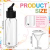 Singhoow 20 Set Airbrush Siphon Bottles Jars 1.06 Ounce(30cc) Plastic