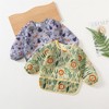 ElecMotive 3 Pack Long Sleeve Baby Bibs, Waterproof Sleeved Bib,