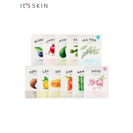 It's Skin 잇츠스킨 생생 마스크 시트 5매(11종 중 1종 선택) It's Skin Vitalizing Mask Sheet 5 Sheets (Choose 1 out of 11 Types)