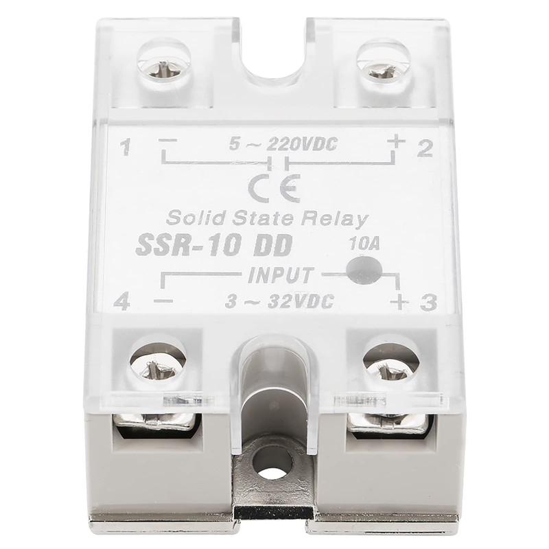 SSR10 DD 10A 5-220VDC Solid State Relay High Speed Silent