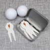 Azeeda 'Lightning Bolt Drawing Pop Art Colorful Red' Golf Divot