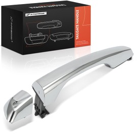 A-Premium Rear Left Driver Side Exterior Door Handle Compatible with Hyundai Elantra 2017 2018 2019 2020, Sedan, Chrome