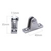 2pcs Bimini Deck Hinge Mount 90° Stainless Steel Marine Grade