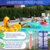Qualirey 6 Pcs Copper Anode Replacement Kit Solar Pool Replacement